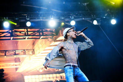 Wiz Khalifa @ Dour Festival 2016, picture 6, photographed by Magali Decamps - FrontView Magazine
