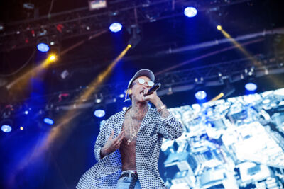 Wiz Khalifa @ Dour Festival 2016, picture 11, photographed by Magali Decamps - FrontView Magazine