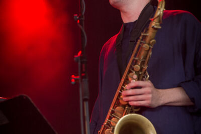 Carate Urio Orchestra @ Gent Jazz 2016, picture 11, photographed by Jan van Hecke - FrontView Magazine