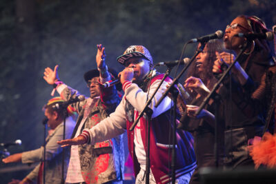 George Clinton @ OLT Rivierenhof, picture 1, photographed by Jan van Hecke - FrontView Magazine
