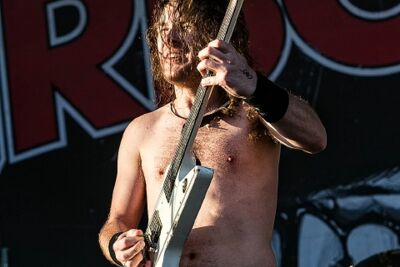 Airbourne @ Alcatraz Metal Fest 2016, foto 13, foto's door Edwin Houdevelt - FrontView Magazine