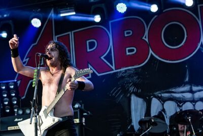Airbourne @ Alcatraz Metal Fest 2016, foto 22, foto's door Edwin Houdevelt - FrontView Magazine