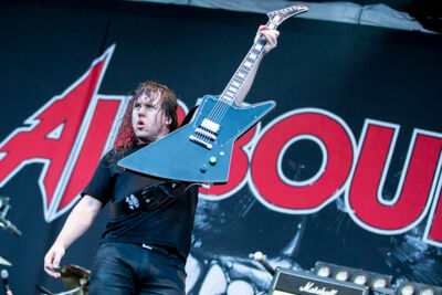 Airbourne @ Into The Grave 2016, foto 2, foto's door Dorien Goetschalckx - FrontView Magazine