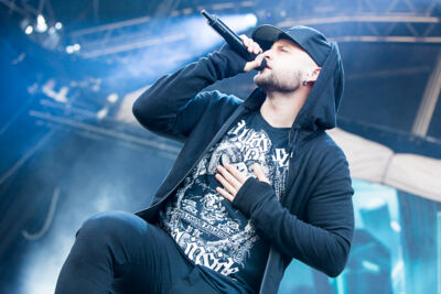 Amaranthe @ Into The Grave 2016, foto 5, foto's door Dorien Goetschalckx - FrontView Magazine