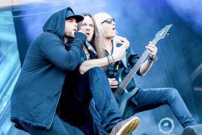 Amaranthe @ Into The Grave 2016, foto 12, foto's door Dorien Goetschalckx - FrontView Magazine