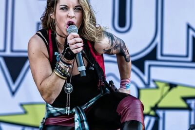 ThunderMother @ Alcatraz Metal Fest 2016, picture 23, photographed by Edwin Houdevelt - FrontView Magazine