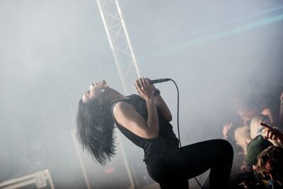 Atari Teenage Riot @ Ieper Hardcore Fest, picture 12, photographed by Luc Luyten - FrontView Magazine