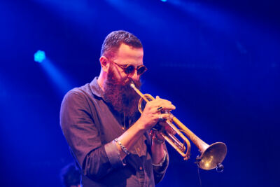 Jazz Middelheim - Zondag 14 augustus Avishai Cohen, Tutu Pouane, Jef Neve & Typhoon, STUFF. 'Hybrid Love', picture 2, photographed by Frederik Strobbe - FrontView Magazine
