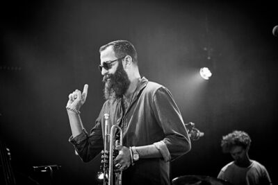 Jazz Middelheim - Zondag 14 augustus Avishai Cohen, Tutu Pouane, Jef Neve & Typhoon, STUFF. 'Hybrid Love', picture 8, photographed by Frederik Strobbe - FrontView Magazine