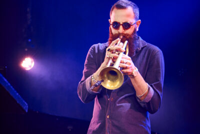 Jazz Middelheim - Zondag 14 augustus Avishai Cohen, Tutu Pouane, Jef Neve & Typhoon, STUFF. 'Hybrid Love', picture 15, photographed by Frederik Strobbe - FrontView Magazine