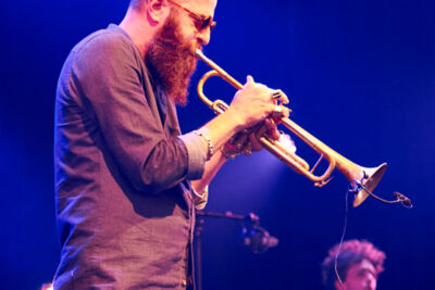 Jazz Middelheim - Zondag 14 augustus Avishai Cohen, Tutu Pouane, Jef Neve & Typhoon, STUFF. 'Hybrid Love', picture 16, photographed by Frederik Strobbe - FrontView Magazine