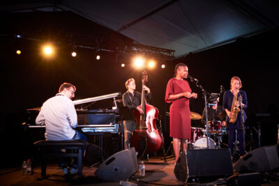 Jazz Middelheim - Zondag 14 augustus Avishai Cohen, Tutu Pouane, Jef Neve & Typhoon, STUFF. 'Hybrid Love', picture 23, photographed by Frederik Strobbe - FrontView Magazine