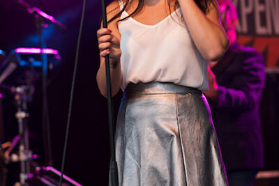 Silke & The Expendables @ Engie Parties Kapellen, picture 9, photographed by James Van Roosbroeck - FrontView Magazine
