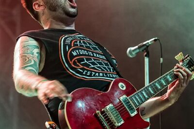 Janez Detd @ Boerenrock 2016, foto 3, foto's door Edwin Houdevelt - FrontView Magazine