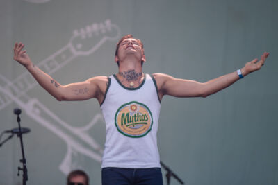 Douwe Bob @ Strandfestival ZAND, foto 1, foto's door Frank Bogers - FrontView Magazine