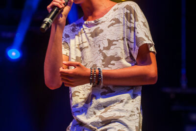 Jens (The Voice Kids) @ Parkhappening Schoten 2016, picture 15, photographed by Goele Bormans - FrontView Magazine