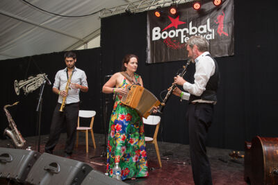 Trio Loubelya @ BoombalFestival Dag 2 Lovendegem, foto 14, foto's door Guy Danneels - FrontView Magazine