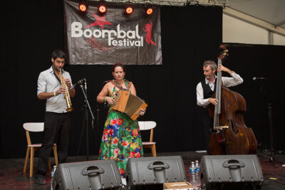 Trio Loubelya @ BoombalFestival Dag 2 Lovendegem, foto 24, foto's door Guy Danneels - FrontView Magazine