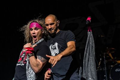 Steel Panther @ Ancienne Belgique, foto 18, foto's door Edwin Houdevelt - FrontView Magazine