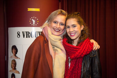 Première 8 vrouwen EWT Theater, foto 7, foto's door Goele Bormans - FrontView Magazine