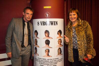 Première 8 vrouwen EWT Theater, foto 12, foto's door Goele Bormans - FrontView Magazine