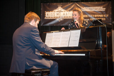 Kiss me Kate - Persmoment @ CC De Stroming - Berlare, picture 7, photographed by Goele Bormans - FrontView Magazine