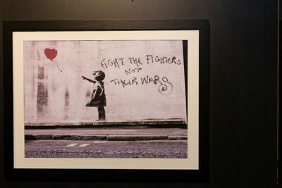 Banksy Expo @ Stadsfeestzaal Antwerpen, picture 1, photographed by Edwin Houdevelt - FrontView Magazine