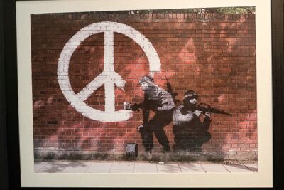 Banksy Expo @ Stadsfeestzaal Antwerpen, picture 15, photographed by Edwin Houdevelt - FrontView Magazine