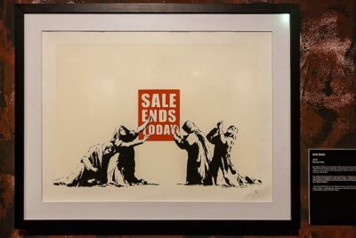 Banksy Expo @ Stadsfeestzaal Antwerpen, picture 16, photographed by Edwin Houdevelt - FrontView Magazine