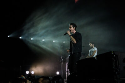 Bastille @ Sportpaleis, foto 15, foto's door Dieter  Boone - FrontView Magazine