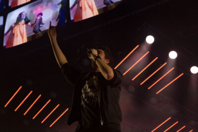 Bastille @ Sportpaleis, foto 20, foto's door Dieter  Boone - FrontView Magazine