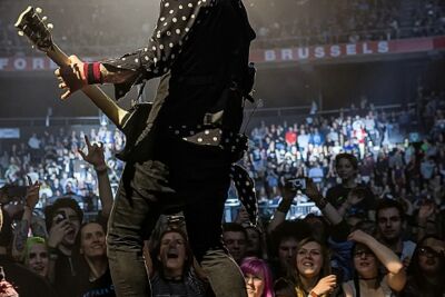 Green Day @ Vorst Nationaal, picture 9, photographed by Edwin Houdevelt - FrontView Magazine