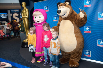 Première Masha en de Beer naar de bioscoop! @ Kinepolis Antwerpen, picture 3, photographed by Goele Bormans - FrontView Magazine