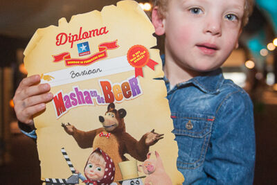 Première Masha en de Beer naar de bioscoop! @ Kinepolis Antwerpen, picture 15, photographed by Goele Bormans - FrontView Magazine