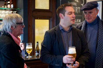 Herbert Flack en Pieter Aspe t gast bij brouwerij Omer @ Bellegem, picture 14, photographed by Bart Baevegems - FrontView Magazine