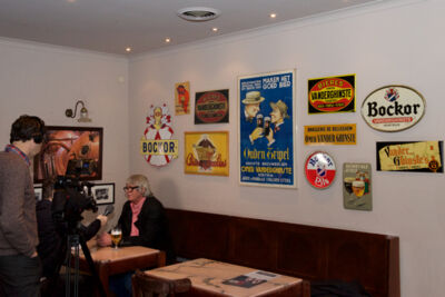 Herbert Flack en Pieter Aspe t gast bij brouwerij Omer @ Bellegem, picture 22, photographed by Bart Baevegems - FrontView Magazine