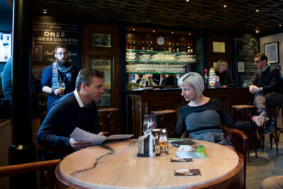 Herbert Flack en Pieter Aspe t gast bij brouwerij Omer @ Bellegem, picture 23, photographed by Bart Baevegems - FrontView Magazine