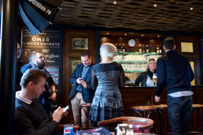 Herbert Flack en Pieter Aspe t gast bij brouwerij Omer @ Bellegem, picture 24, photographed by Bart Baevegems - FrontView Magazine