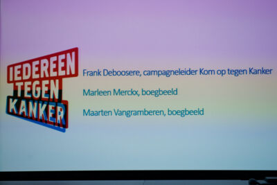 Iedereen tegen kanker. @ vrt, picture 2, photographed by Bart Baevegems - FrontView Magazine
