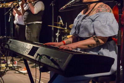Davina & the Vagabonds (USA) @ Duvelblues, picture 17, photographed by Marc Verdonck - FrontView Magazine