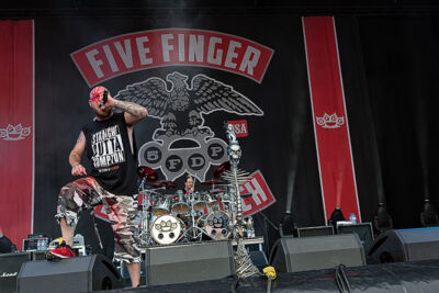 Five Finger Death Punch @ Rock Am Ring 2017, foto 11, foto's door Edwin Houdevelt - FrontView Magazine