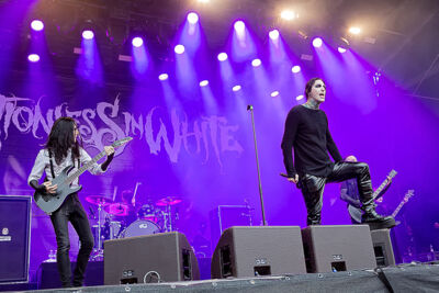 Motionless In White @ Rock Am Ring 2017, foto 1, foto's door Edwin Houdevelt - FrontView Magazine