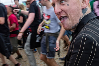 Frank Carter & The Rattlesnakes @ Rock Am Ring 2017, foto 2, foto's door Edwin Houdevelt - FrontView Magazine