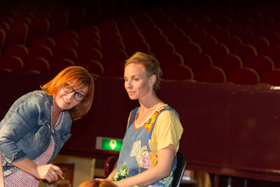 Making Off Free Souffriau tot Pippi Langkous @ Theater Elckerlyc, picture 1, photographed by dirk janssens - FrontView Magazine