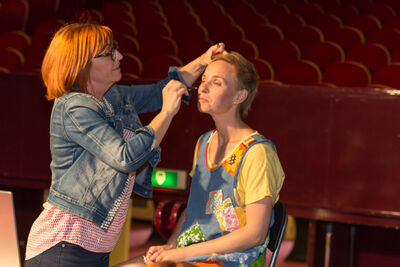 Making Off Free Souffriau tot Pippi Langkous @ Theater Elckerlyc, picture 2, photographed by dirk janssens - FrontView Magazine