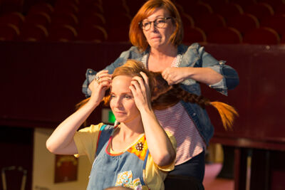 Making Off Free Souffriau tot Pippi Langkous @ Theater Elckerlyc, picture 3, photographed by dirk janssens - FrontView Magazine