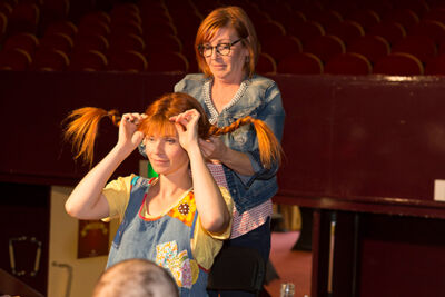 Making Off Free Souffriau tot Pippi Langkous @ Theater Elckerlyc, picture 4, photographed by dirk janssens - FrontView Magazine