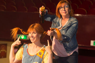 Making Off Free Souffriau tot Pippi Langkous @ Theater Elckerlyc, picture 5, photographed by dirk janssens - FrontView Magazine