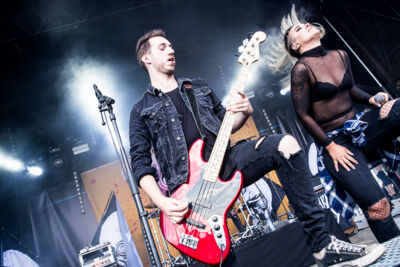 The Charm The Fury @ Download Paris 2017, foto 3, foto's door Dorien Goetschalckx - FrontView Magazine