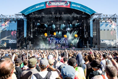Epica @ Download Paris 2017, picture 9, photographed by Dorien Goetschalckx - FrontView Magazine